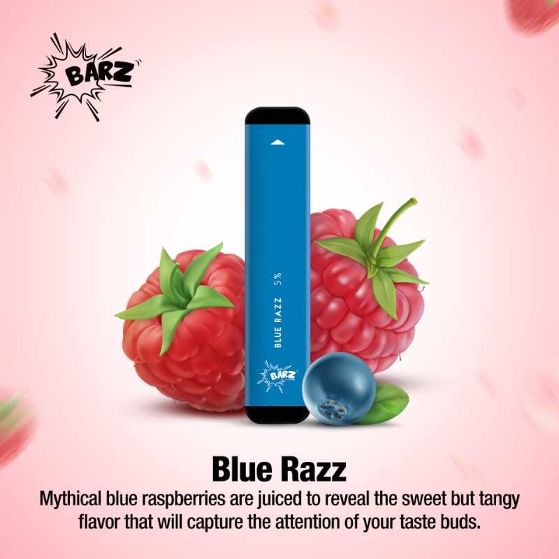 Barz Blue Razz Disposable - 300 Puffs