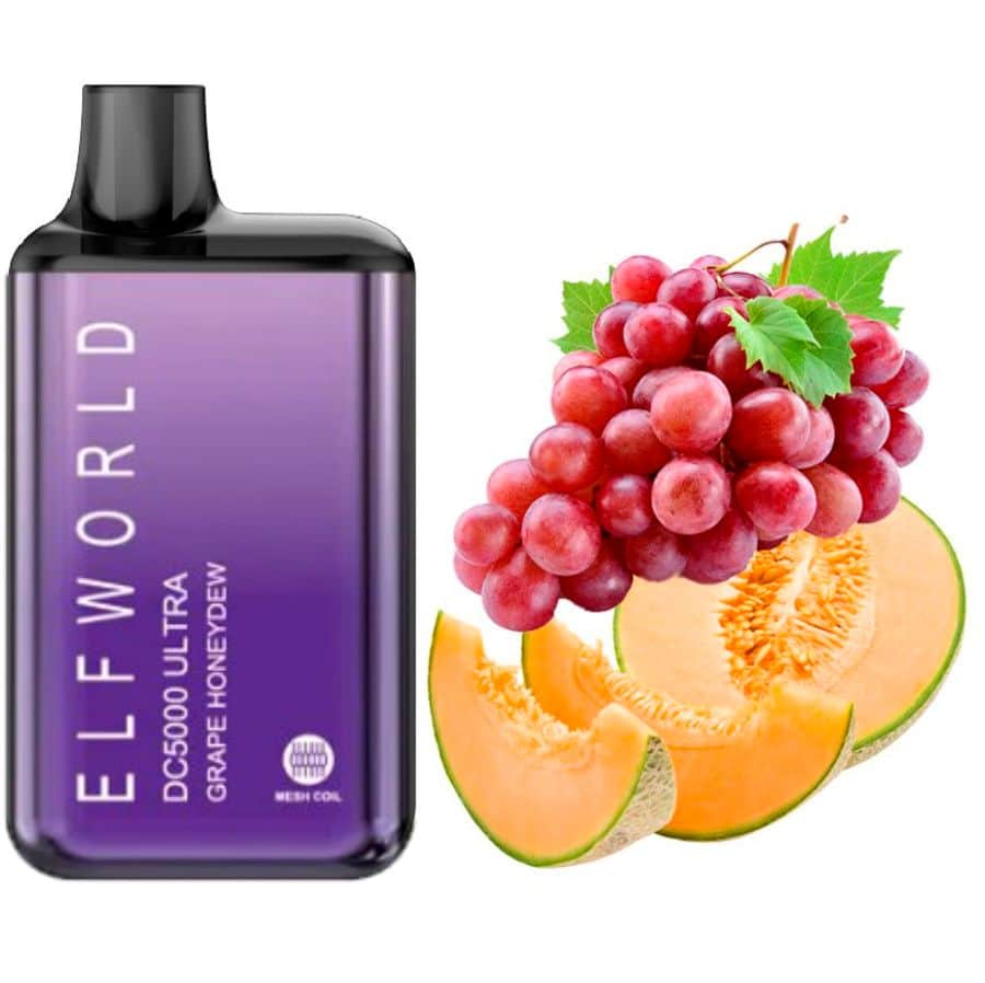 Elfworld DC5000 Ultra - Grape Honeydew (5000 Puffs)