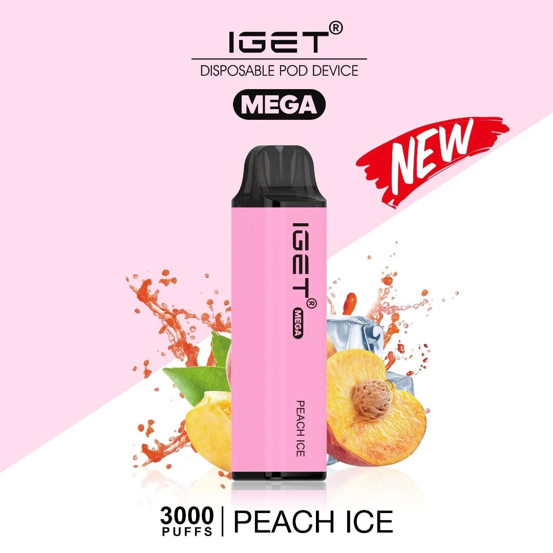 IGET Mega Peach Ice (3000 Puffs)
