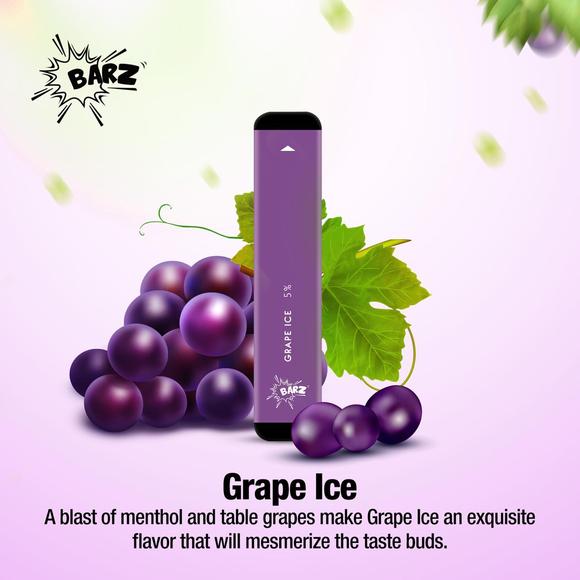 Barz Grape Ice Disposable - 300 Puffs
