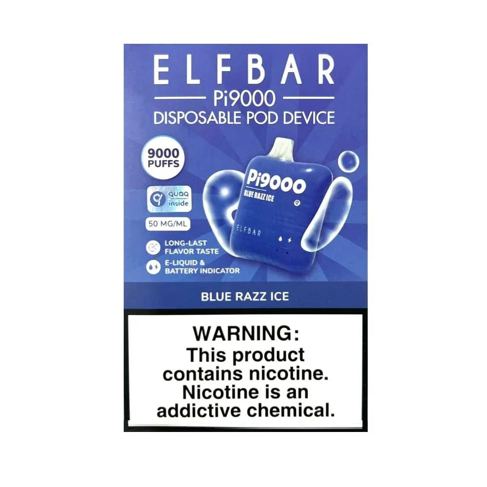 ELF BAR Pi9000 - Bluerazz Ice (9000 Puffs)