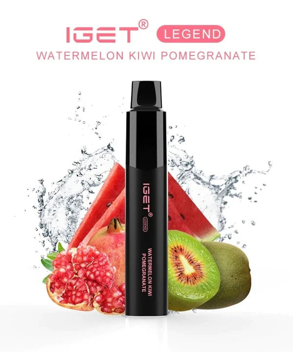 IGET Legend - Watermelon Kiwi Pomegranate (4000 Puffs)