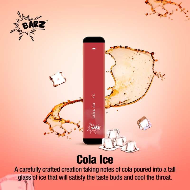 Barz Cola Ice Disposable - 300 Puffs