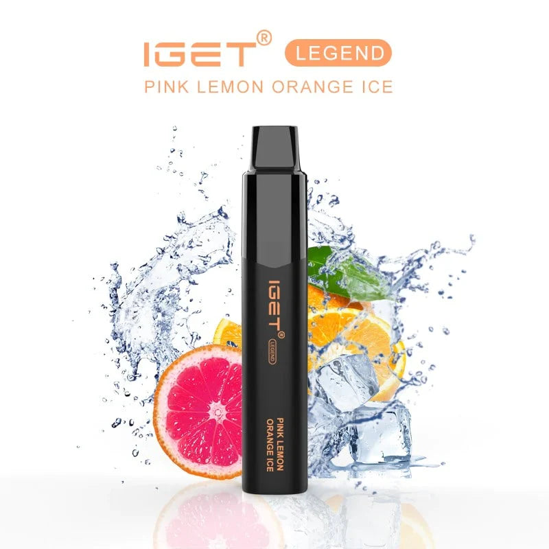 IGET Legend - Pink Lemon Orange Ice (4000 Puffs)