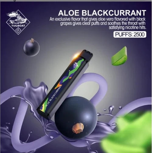 Tugboat XXL Disposable Aloe Blackcurrant (2500 Puffs)