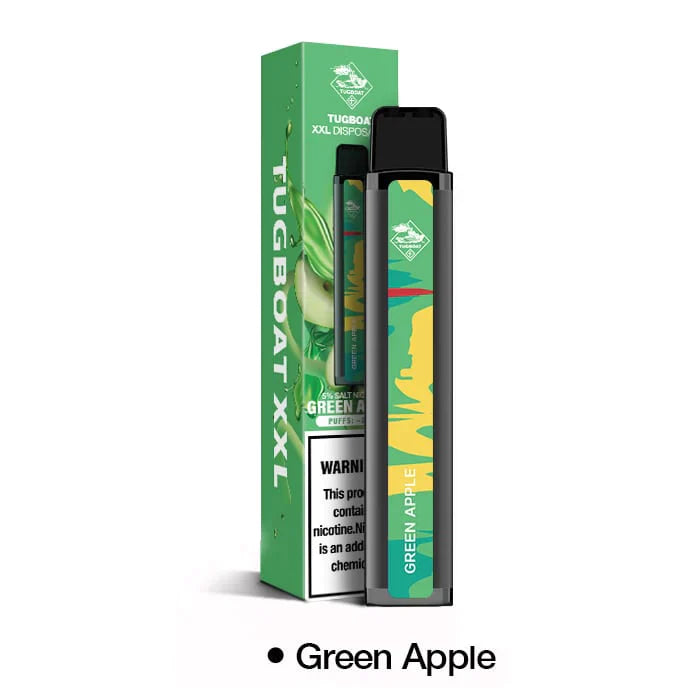 Tugboat XXL Disposable Green Apple ( 2500 Puffs )
