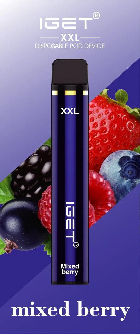 IGET XXL Vape - Mixed Berry (1800 Puffs)