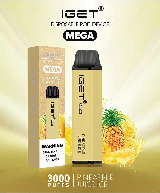 IGET Mega Pineapple Juice Ice (3000 Puffs)