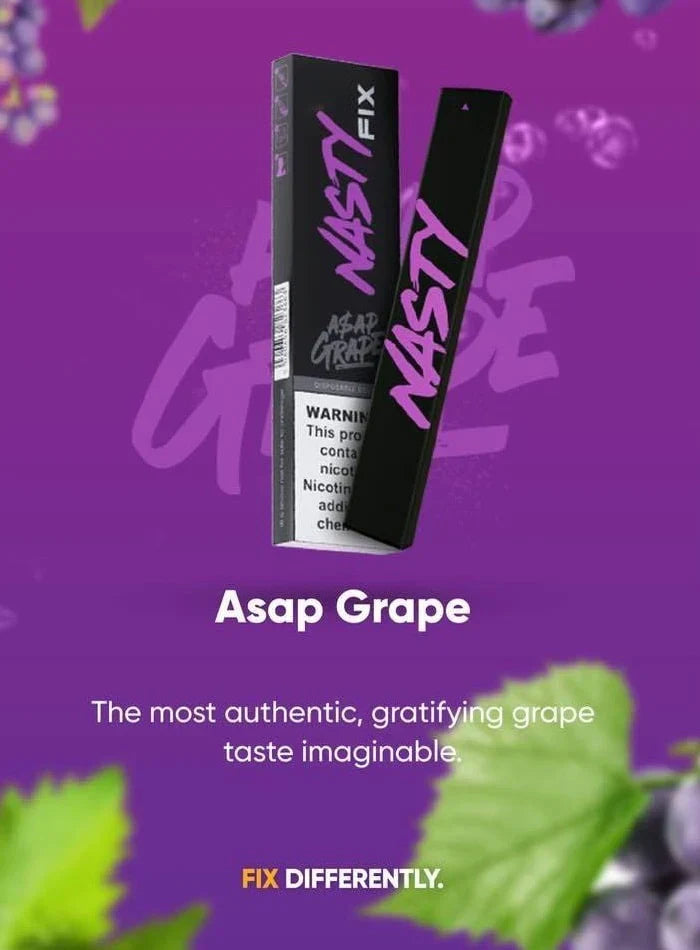 Nasty Fix ASAP Grape Disposable Vape
