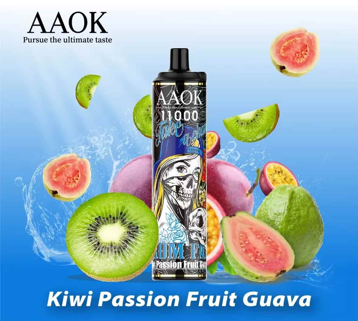 AAOK A83 Kiwi Passion Fruit Guava (11000 Puffs)