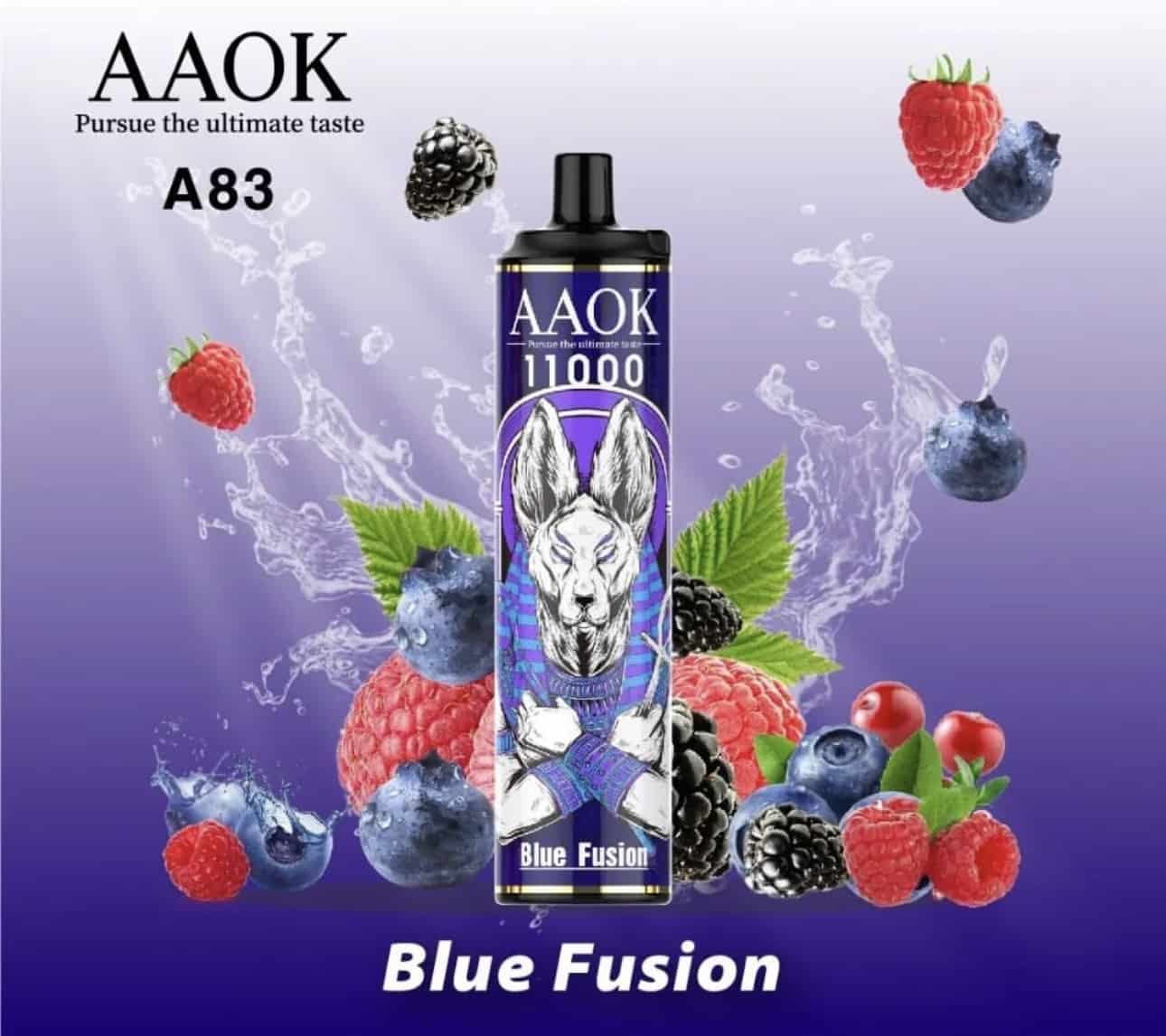 AAOK A83 Blue Fusion (11000 Puffs)