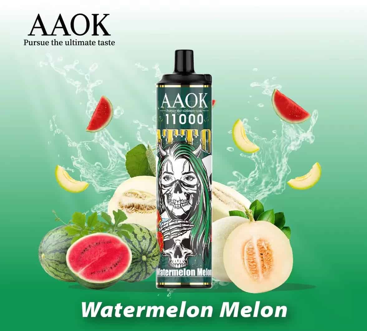 AAOK A83 Watermelon Melon (11000 Puffs)