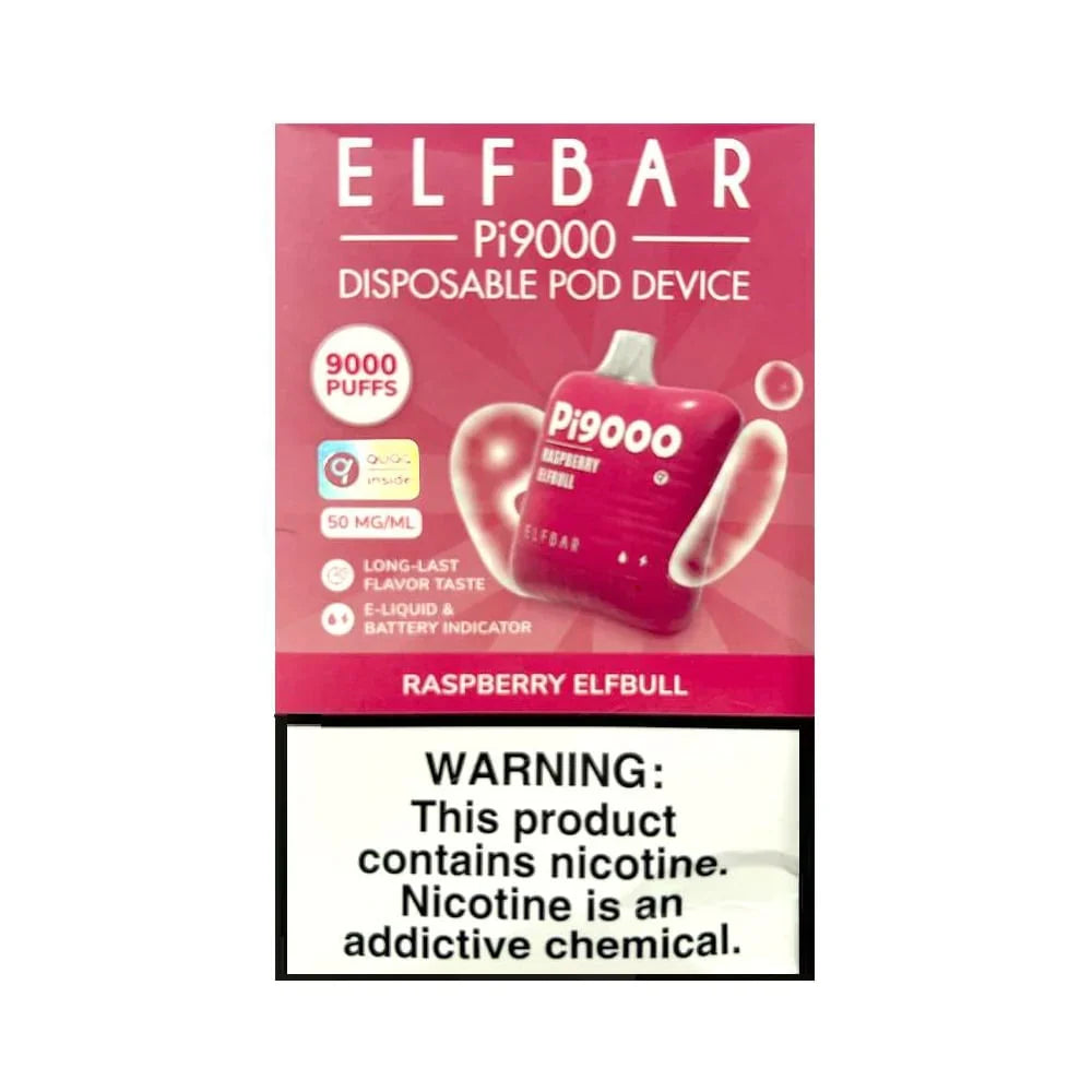 ELF BAR Pi9000 - Raspberry ElfBull (9000 Puffs)