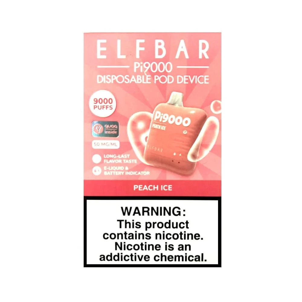 ELF BAR Pi9000 - Peach Ice (9000 Puffs)