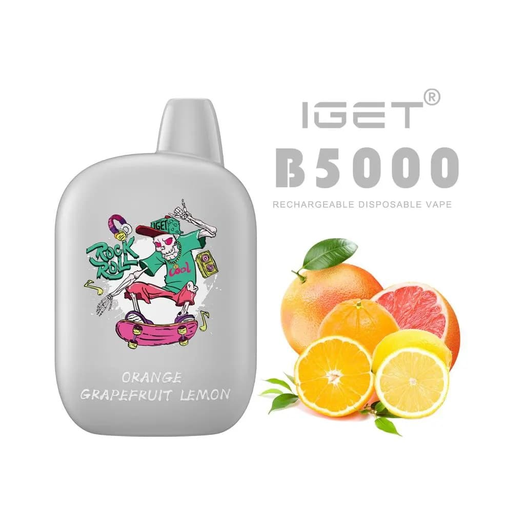 IGET B5000 - Orange Grapefruit Lemon (5000 Puffs)