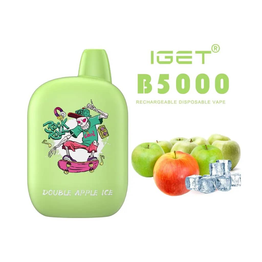 IGET B5000 - Double Apple Ice (5000 Puffs)