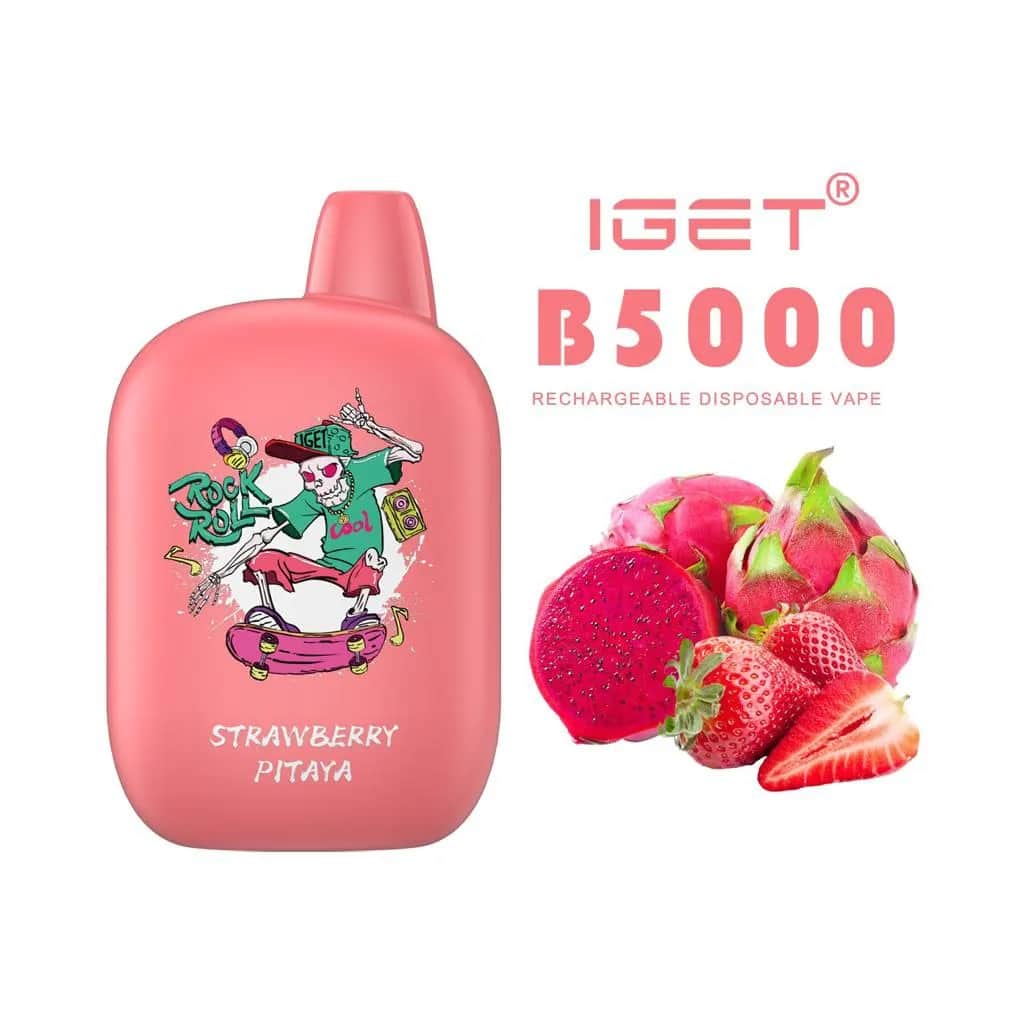 IGET B5000 - Strawberry Pitaya (5000 Puffs)