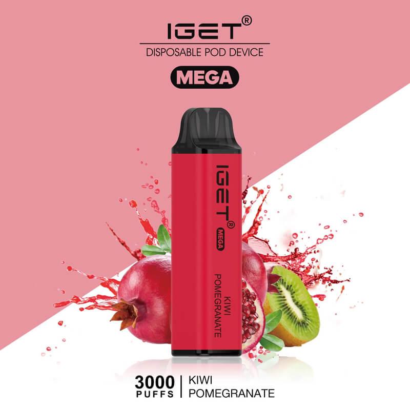 IGET Mega Kiwi Pomegranate (3000 Puffs)