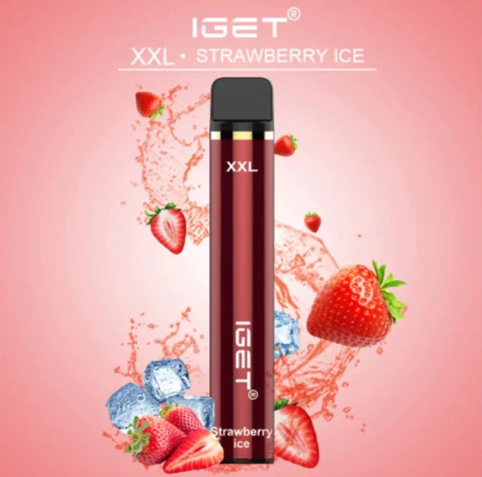 IGET XXL Vape - Strawberry Ice (1800 Puffs)