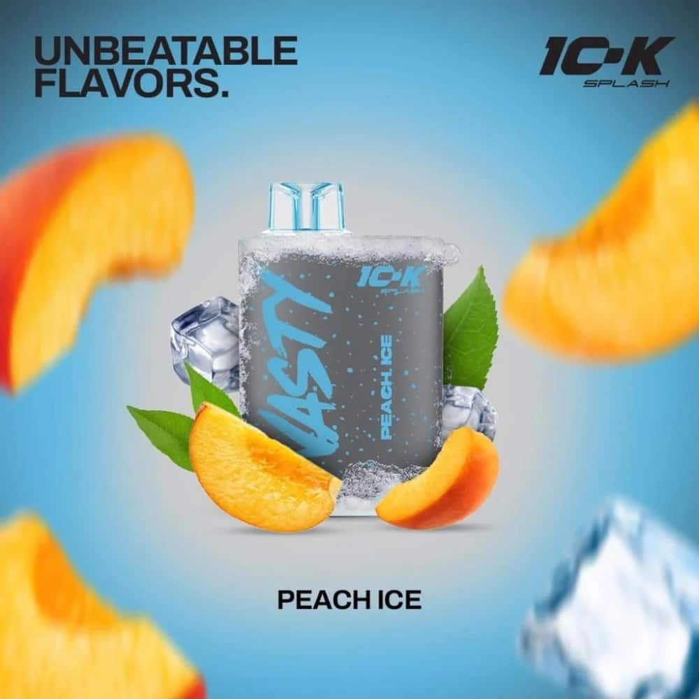 Nasty Splash Peach Ice (10000 Puffs)